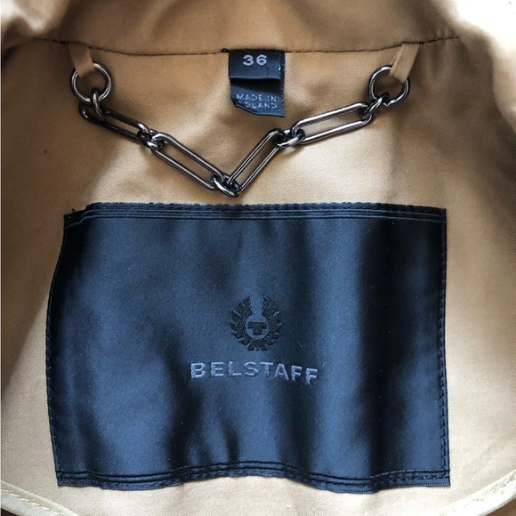 Belstaff Classic Trench Coat in Tan Italian Size 36 / US women’s XXS - Picture 10 of 14